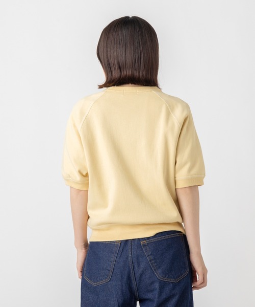 L.L.Bean(エルエルビーン)の「【JAPAN EDITION】ポーテージ・ショートスリーブ・スウェットシャツ(スウェット・レディース・ライトグレー/ネイビー/イエロー/アイボリー・MEDIUM)」の6枚目の写真