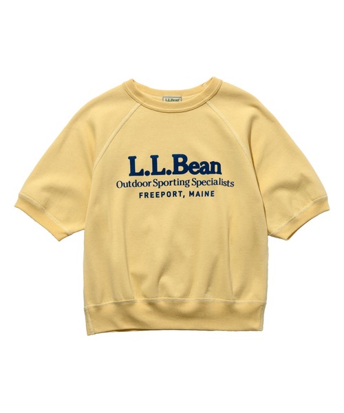 L.L.Bean(エルエルビーン)の「【JAPAN EDITION】ポーテージ・ショートスリーブ・スウェットシャツ(スウェット・レディース・ライトグレー/ネイビー/イエロー/アイボリー・MEDIUM)」の7枚目の写真