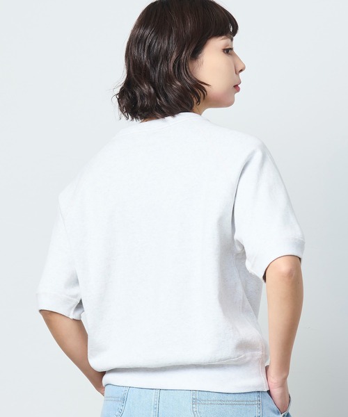 L.L.Bean(エルエルビーン)の「【JAPAN EDITION】ポーテージ・ショートスリーブ・スウェットシャツ(スウェット・レディース・ライトグレー/ネイビー/イエロー/アイボリー・MEDIUM)」の16枚目の写真