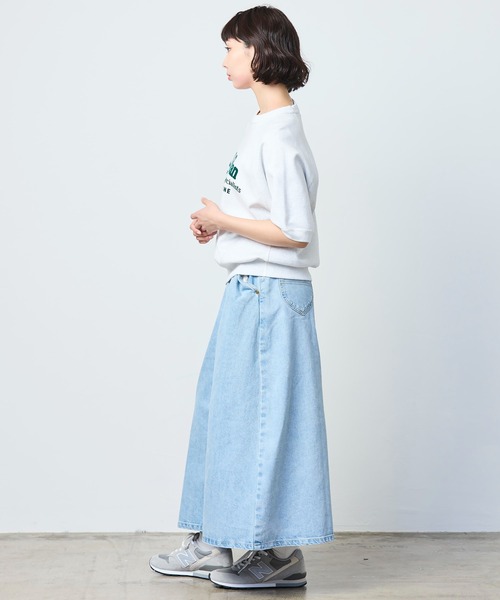 L.L.Bean(エルエルビーン)の「【JAPAN EDITION】ポーテージ・ショートスリーブ・スウェットシャツ(スウェット・レディース・ライトグレー/ネイビー/イエロー/アイボリー・MEDIUM)」の20枚目の写真