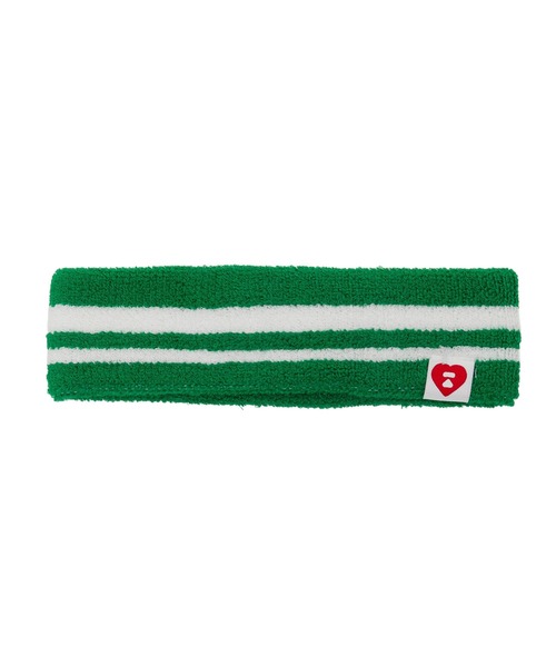 A BATHING APE（アベイシングエイプ）の「BABY DOPPY BADGE HEAD BAND（ヘアバンド・レディース・グリーン・FREE）」の2枚目の写真