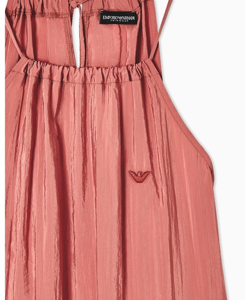 EMPORIO ARMANI（エンポリオアルマーニ）の「<オンライン限定>【エンポリオ アルマーニ】ビーチウェア ロングワンピース クリンクルナイロン（ワンピース・レディース・テラコッタ・LARGE/SMALL）」の4枚目の写真