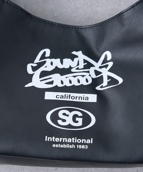 SOUNDSGOOOOD(サウンズグッド)の「【SOUNDS GOOOOD】レザーハーフムーンバッグ(ショルダーバッグ・レディース・ブラック/ピンク・ONE SIZE)」の19枚目の写真