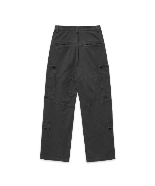 INTEMPOMOOD(インテンポムード)の「ボタンポケットカーゴパンツ_チャコール(その他パンツ・レディース・チャコール・MEDIUM/LARGE/X-LARGE)」の12枚目の写真