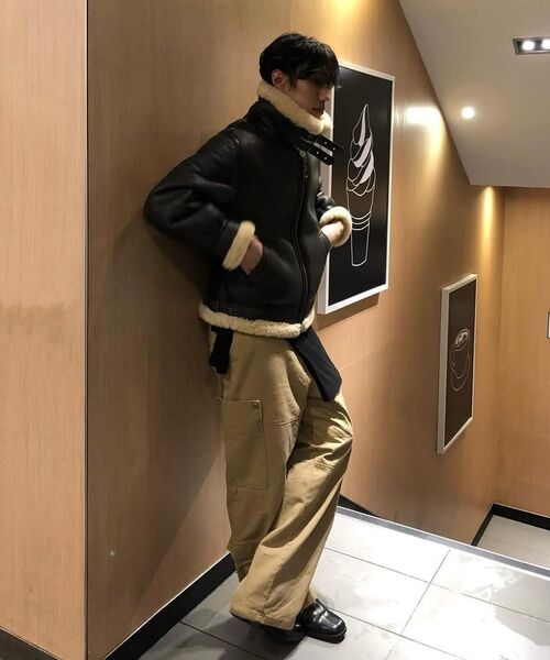 INTEMPOMOOD(インテンポムード)の「ボタンポケットカーゴパンツ_チャコール(その他パンツ・レディース・チャコール・MEDIUM/LARGE/X-LARGE)」の16枚目の写真