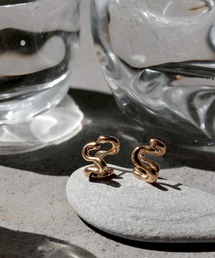 【SILVER925】ノーム パルス フープ  ピアス /  norme pulse hoop pierce
