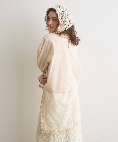 Crisp（クリスプ）の「レースラップスカート（スカート・レディース・アイボリー・FREE）」の15枚目の写真