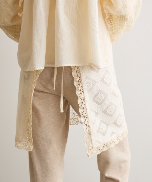Crisp（クリスプ）の「レースラップスカート（スカート・レディース・アイボリー・FREE）」の3枚目の写真