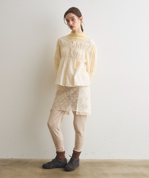 Crisp（クリスプ）の「レースラップスカート（スカート・レディース・アイボリー・FREE）」の4枚目の写真