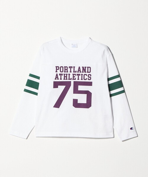 セール】＜Champion＞ロングスリーブフットボール Tシャツ 140cm-160cm