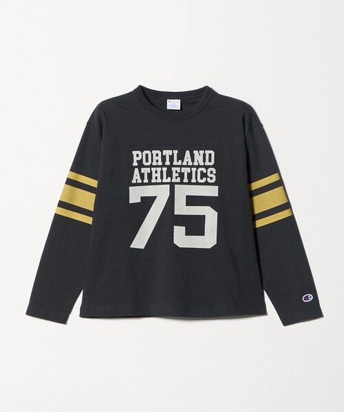 セール】＜Champion＞ロングスリーブフットボール Tシャツ 140cm-160cm