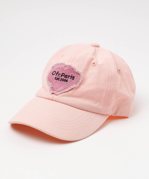 URBAN CHERRY(アーバンチェリー)の「フリンジハートワッペンライクキャップ(キャップ・キッズ・ピンク/スモークピンク・FREE)」の20枚目の写真