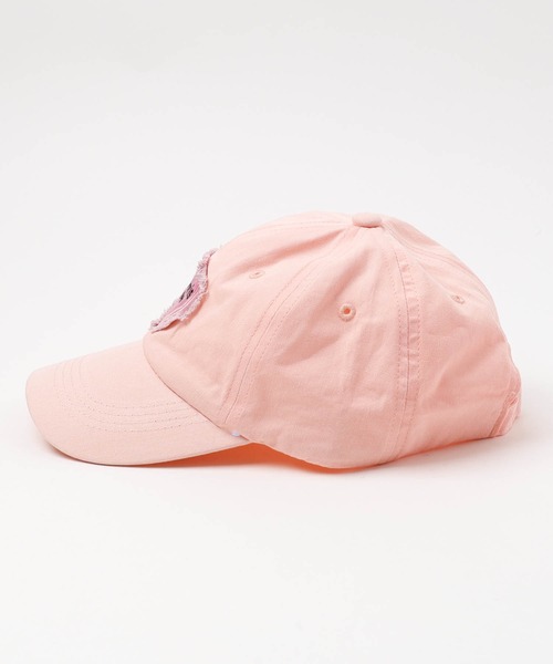 URBAN CHERRY(アーバンチェリー)の「フリンジハートワッペンライクキャップ(キャップ・キッズ・ピンク/スモークピンク・FREE)」の8枚目の写真
