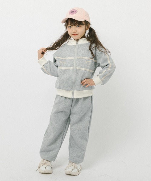 URBAN CHERRY(アーバンチェリー)の「フリンジハートワッペンライクキャップ(キャップ・キッズ・ピンク/スモークピンク・FREE)」の5枚目の写真