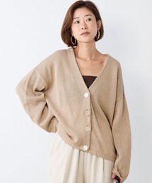 MICA&DEAL（マイカ＆ディール）の「Vネックルーズニットカーディガン（ニット/セーター）」