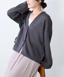 MICA&DEAL（マイカ＆ディール）の「Vネックルーズニットカーディガン（ニット/セーター）」