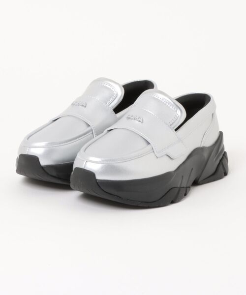 セール】PUMA プーマ W LOAFYR METALIC 408165 ABC-MART限定 *01SILVER