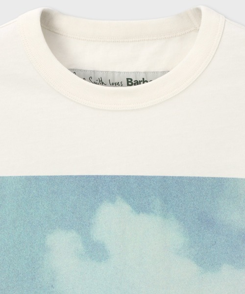 Paul Smith(ポールスミス)の「ウィメンズ Paul Smith Loves Barbour "Scoop" Tシャツ / 165907 MTS1613(Tシャツ/カットソー・レディース・ブルー/オフホワイト・X-SMALL)」の4枚目の写真