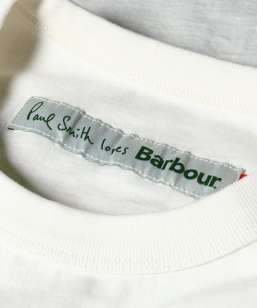 Paul Smith(ポールスミス)の「ウィメンズ Paul Smith Loves Barbour "Scoop" Tシャツ / 165907 MTS1613(Tシャツ/カットソー・レディース・ブルー/オフホワイト・X-SMALL)」の5枚目の写真