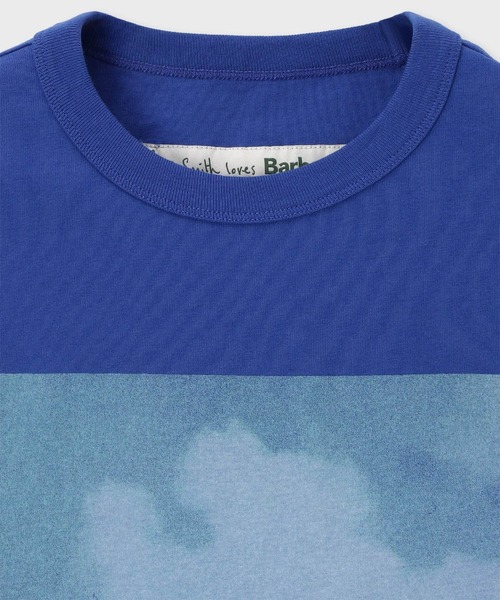 Paul Smith(ポールスミス)の「ウィメンズ Paul Smith Loves Barbour "Scoop" Tシャツ / 165907 MTS1613(Tシャツ/カットソー・レディース・ブルー/オフホワイト・X-SMALL)」の9枚目の写真