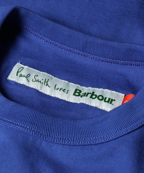 Paul Smith(ポールスミス)の「ウィメンズ Paul Smith Loves Barbour "Scoop" Tシャツ / 165907 MTS1613(Tシャツ/カットソー・レディース・ブルー/オフホワイト・X-SMALL)」の10枚目の写真