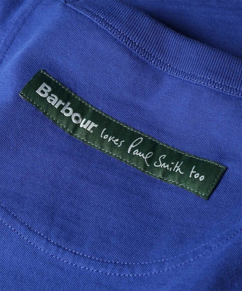 Paul Smith(ポールスミス)の「ウィメンズ Paul Smith Loves Barbour "Scoop" Tシャツ / 165907 MTS1613(Tシャツ/カットソー・レディース・ブルー/オフホワイト・X-SMALL)」の12枚目の写真