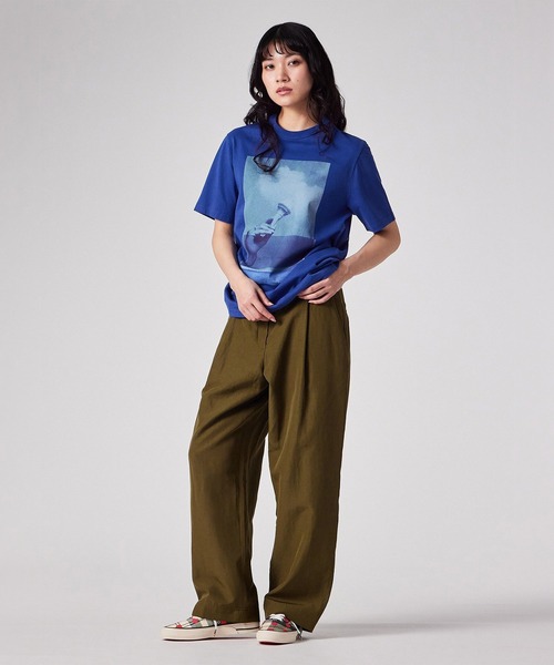 Paul Smith(ポールスミス)の「ウィメンズ Paul Smith Loves Barbour "Scoop" Tシャツ / 165907 MTS1613(Tシャツ/カットソー・レディース・ブルー/オフホワイト・X-SMALL)」の18枚目の写真