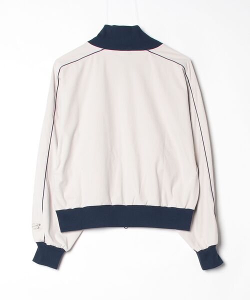 NEW BALANCE（ニューバランス）の「レトロジャージージャケット（ジャージ・レディース・ベージュ/サックスブルー・SMALL/MEDIUM/LARGE/X-LARGE）」の16枚目の写真