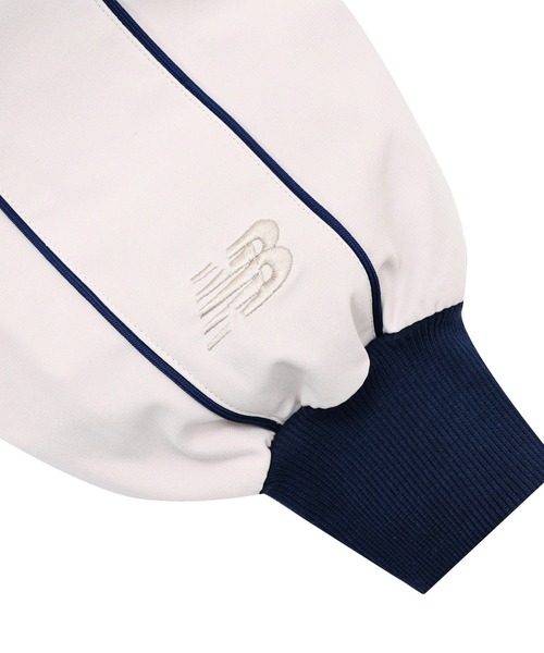 NEW BALANCE（ニューバランス）の「レトロジャージージャケット（ジャージ・レディース・ベージュ/サックスブルー・SMALL/MEDIUM/LARGE/X-LARGE）」の12枚目の写真