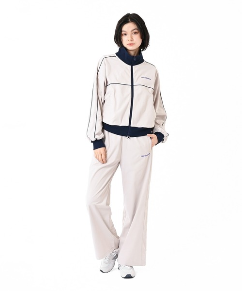 NEW BALANCE（ニューバランス）の「レトロジャージージャケット（ジャージ・レディース・ベージュ/サックスブルー・SMALL/MEDIUM/LARGE/X-LARGE）」の5枚目の写真