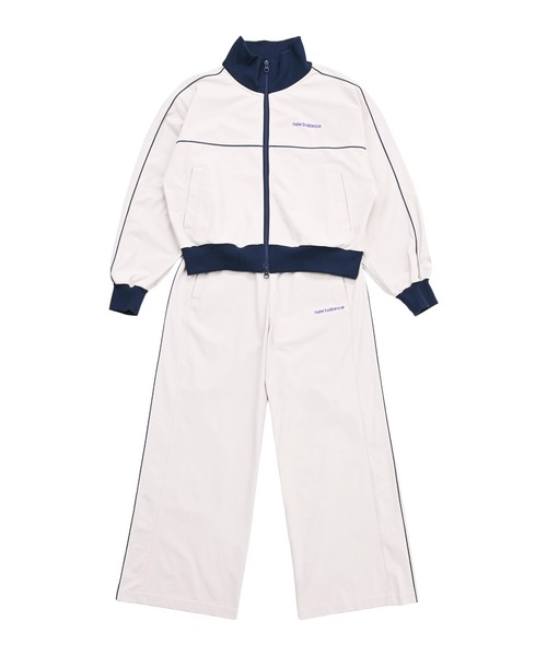 NEW BALANCE（ニューバランス）の「レトロジャージージャケット（ジャージ・レディース・ベージュ/サックスブルー・SMALL/MEDIUM/LARGE/X-LARGE）」の14枚目の写真