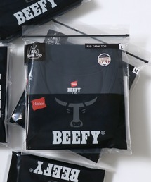 Hanes/へインズ BEEFY/ビーフィー 無地 リブ タンクトップ/1P パックT/レディース メンズ