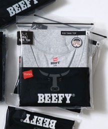 HANES | Hanes/へインズ BEEFY/ビーフィー 無地 リブ タンクトップ/1P パックT/レディース メンズ(タンクトップ)