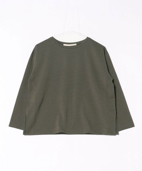 MELROSE claire(メルローズ クレール)の「【コットンミックスミニ裏毛着回しプルオーバー】(Tシャツ/カットソー・レディース・オフホワイト/トップグレー/ブルー/グリーン系その他・FREE)」の4枚目の写真