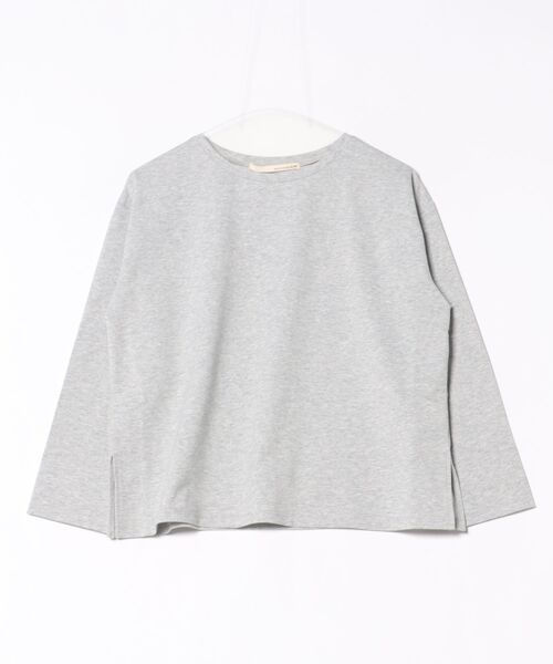 MELROSE claire(メルローズ クレール)の「【コットンミックスミニ裏毛着回しプルオーバー】(Tシャツ/カットソー・レディース・オフホワイト/トップグレー/ブルー/グリーン系その他・FREE)」の3枚目の写真