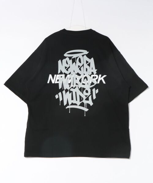 NEW ERA（ニューエラ）の「NEW ERA/ニューエラ メンズ 半袖 Tシャツ バックプリント SS OS CT TEEGGING（Tシャツ/カットソー・メンズ・ホワイト/ブラック/ブルーグレー・XXL/M/L/XL）」の4枚目の写真