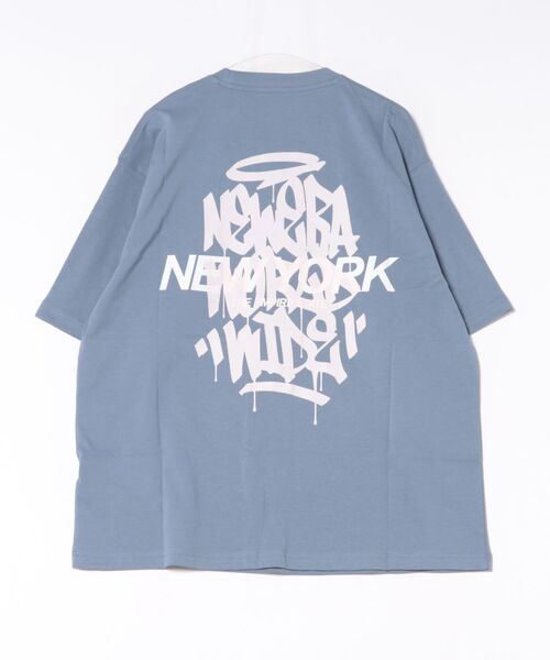 NEW ERA（ニューエラ）の「NEW ERA/ニューエラ メンズ 半袖 Tシャツ バックプリント SS OS CT TEEGGING（Tシャツ/カットソー・メンズ・ホワイト/ブラック/ブルーグレー・XXL/M/L/XL）」の6枚目の写真
