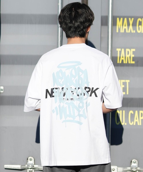 NEW ERA（ニューエラ）の「NEW ERA/ニューエラ メンズ 半袖 Tシャツ バックプリント SS OS CT TEEGGING（Tシャツ/カットソー・メンズ・ホワイト/ブラック/ブルーグレー・XXL/M/L/XL）」の8枚目の写真