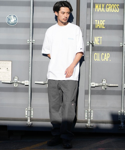 NEW ERA（ニューエラ）の「NEW ERA/ニューエラ メンズ 半袖 Tシャツ バックプリント SS OS CT TEEGGING（Tシャツ/カットソー・メンズ・ホワイト/ブラック/ブルーグレー・XXL/M/L/XL）」の9枚目の写真