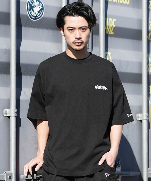 NEW ERA（ニューエラ）の「NEW ERA/ニューエラ メンズ 半袖 Tシャツ バックプリント SS OS CT TEEGGING（Tシャツ/カットソー・メンズ・ホワイト/ブラック/ブルーグレー・XXL/M/L/XL）」の12枚目の写真