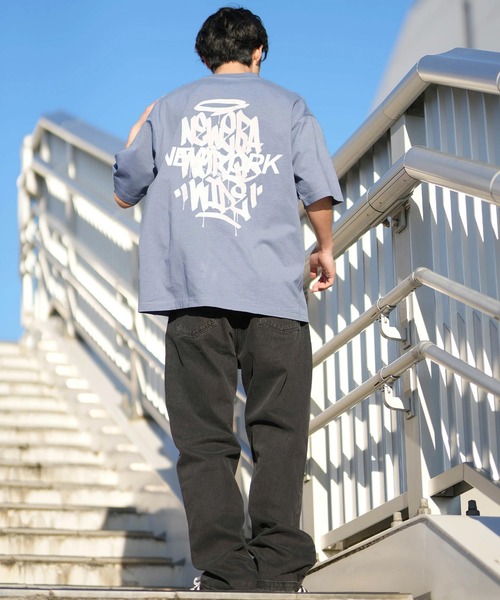 NEW ERA（ニューエラ）の「NEW ERA/ニューエラ メンズ 半袖 Tシャツ バックプリント SS OS CT TEEGGING（Tシャツ/カットソー・メンズ・ホワイト/ブラック/ブルーグレー・XXL/M/L/XL）」の20枚目の写真