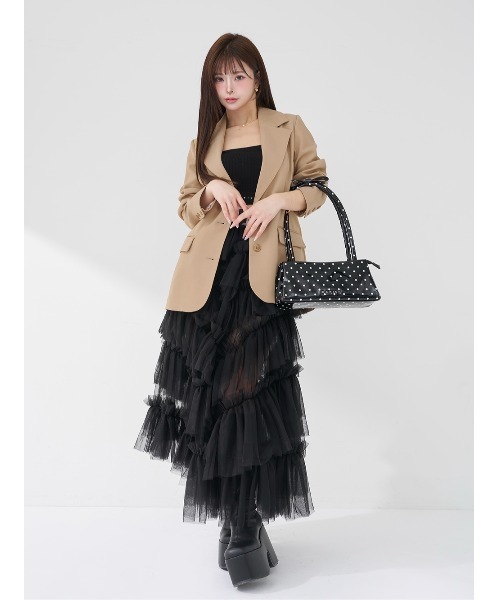 Darich♡ウエストマークテーラードジャケット　(BLK・Sサイズ) ウエストマークテーラードジャケット（テーラードジャケット）｜Darich