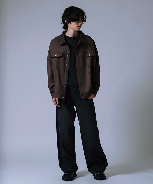 NULL（ヌル）の「【nl】【Unisex】ワイド フレア デニムパンツ（デニムパンツ・メンズ・ブラック/ブルー/サックスブルー/ブラック系・X-LARGE/LARGE/MEDIUM/SMALL）」の8枚目の写真