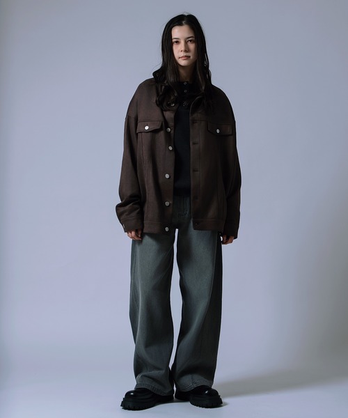 NULL（ヌル）の「【nl】【Unisex】ワイド フレア デニムパンツ（デニムパンツ・メンズ・ブラック/ブルー/サックスブルー/ブラック系・X-LARGE/LARGE/MEDIUM/SMALL）」の12枚目の写真