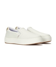 Keds ケッズ パーク スリップオン レザー オフホワイト