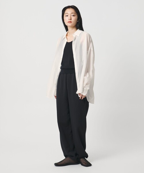 MARW UNITED ARROWS（マルゥ ユナイテッドアローズ）の「＜MARW UNITED ARROWS＞シアー シャツ（シャツ/ブラウス・レディース・モカ/ライトグレー/ホワイト・FREE）」の8枚目の写真