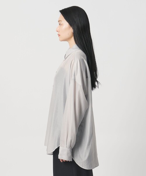 MARW UNITED ARROWS（マルゥ ユナイテッドアローズ）の「＜MARW UNITED ARROWS＞シアー シャツ（シャツ/ブラウス・レディース・モカ/ライトグレー/ホワイト・FREE）」の14枚目の写真