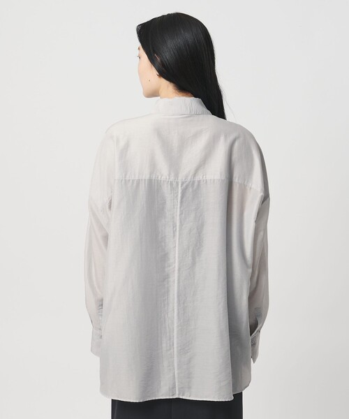 MARW UNITED ARROWS（マルゥ ユナイテッドアローズ）の「＜MARW UNITED ARROWS＞シアー シャツ（シャツ/ブラウス・レディース・モカ/ライトグレー/ホワイト・FREE）」の15枚目の写真