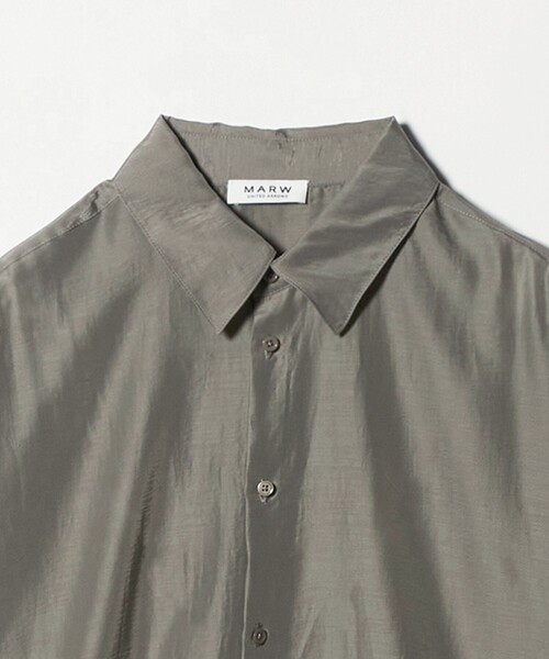 MARW UNITED ARROWS（マルゥ ユナイテッドアローズ）の「＜MARW UNITED ARROWS＞シアー シャツ（シャツ/ブラウス・レディース・モカ/ライトグレー/ホワイト・FREE）」の18枚目の写真