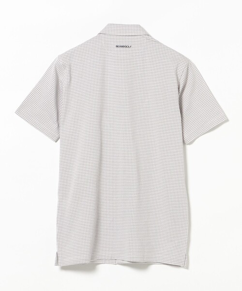BEAMS GOLF(ビームスゴルフ)の「PURPLE LABEL / ストレッチ サッカー ギンガム シャツ(ポロシャツ・メンズ・ネイビー/サックスブルー/グレー・MEDIUM/SMALL/X-LARGE/LARGE)」の14枚目の写真